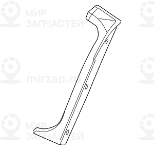 Облицовка багажной двери П Бок Внутр SCHWARZ
 BMW 51498194674