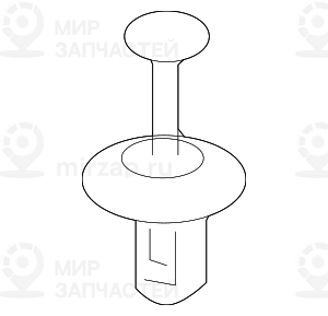 заклепка с распорной втулкой
 BMW 51627175335