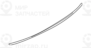 Задний спойлер грунтованный
 BMW 51628045630
