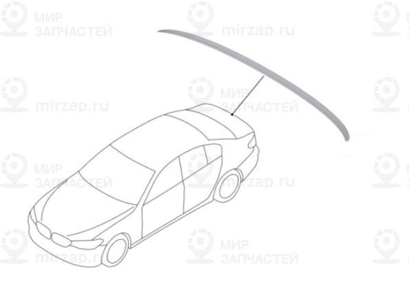 Heckspoiler Grundiert
 BMW 51628072568