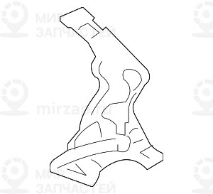 Распорка Л
 BMW 51647046351