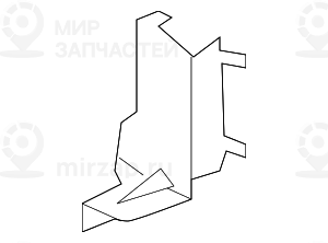 Крепежная пласт.модуля охлаждения П Нж
 BMW 51647117812
