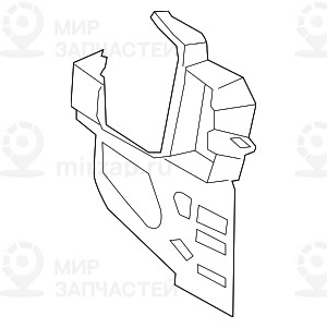 Кронштейн щита передка Л
 BMW 51647163483