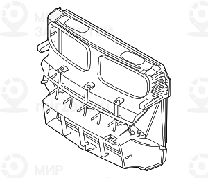 Воздуховод Радиатора
 BMW 51647192758