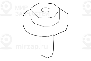 Linsenschraube Mit Losdrehsicherung
 BMW 51652587911