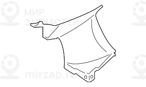 Воздуховод переднего крыла п
 BMW 51657294540