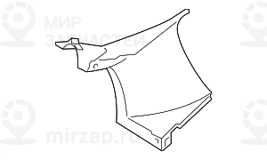 Luftf?hrung Seitenwand Vorn Rechts
 BMW 51657320274