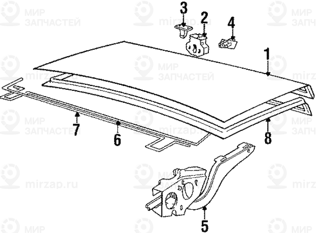 уплотнительный профиль
 BMW 51711889473