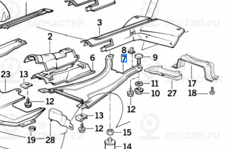Запчасть BMW 51711969484