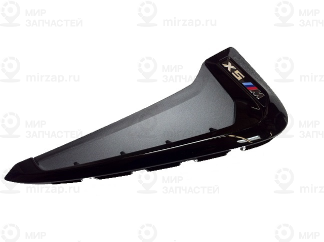 Ziergitter Hochglanz Schwarz Seite Re.
 BMW 51712354930