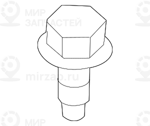 Болт с шестигранной головкой с шайбой M6X20MM
 BMW 51712752359