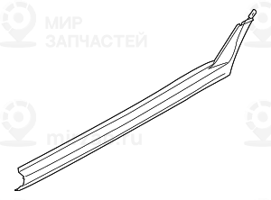 Щиток швеллера П
 BMW 51713330866