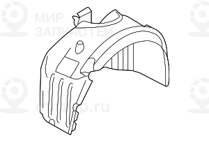 Кожух Колесной Ниши Л Пд
 BMW 51717009715
