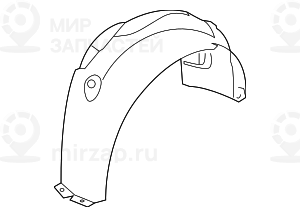 Кожух колесной ниши П Зд
 BMW 51717009718