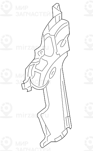 Воздуховод Л Пд
 BMW 51717011215