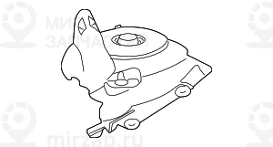 Кожух чашки амортизатора Л
 BMW 51717046901