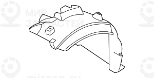 Кожух Колесной Ниши П Пд
 BMW 51717059378