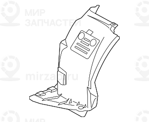 Кожух Колесной Ниши Л Нж
 BMW 51717059379