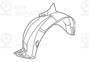 Кожух Колесной Ниши Л Пд
 BMW 51717129443