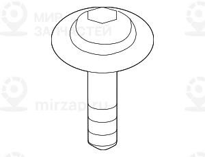 Резьбовая пробка L=20MM
 BMW 51717134392