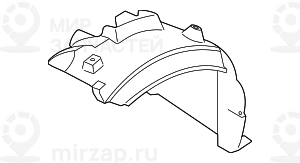 Кожух колесной ниши Л Пд
 BMW 51717154411