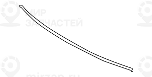 Уплотнительная планка поперечины
 BMW 51717163641