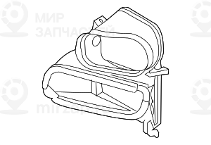 Воздуховод Л Пд
 BMW 51717169415