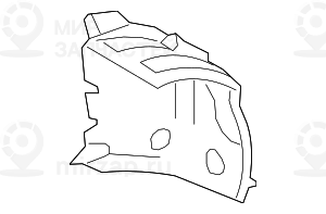 Кожух Колесной Ниши, Задняя Часть, Л Пд
 BMW 51717186723