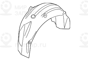 Кожух Колесной Ниши П Зд
 BMW 51717186730