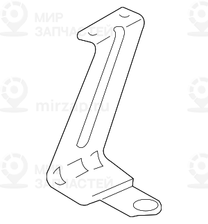Кронштейн экрана моторного отсека Л
 BMW 51717188835