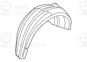 Кожух колесной ниши Л Зд
 BMW 51717213649