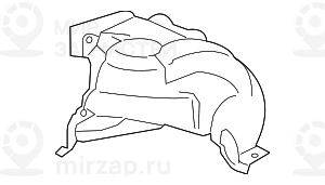 Кожух колесной ниши п пд
 BMW 51717260700