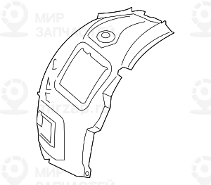 Щиток п нж
 BMW 51717260730