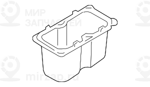 Поддон багажного отделения П
 BMW 51717314088