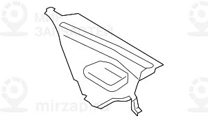 Abdeckung Windlauf Teil 2
 BMW 51717405638