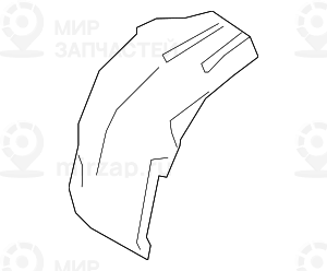 Кожух Колесной Ниши. Передняя Часть Л Пд
 BMW 51718070503