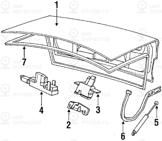 Запчасть BMW 51718110499