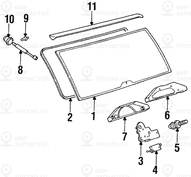Задний спойлер под фонарь стоп-сигнала
 BMW 51718120506