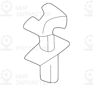 заклепка с распорной втулкой
 BMW 51718195811