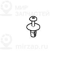 заклепка с распорной втулкой
 BMW 51718229003