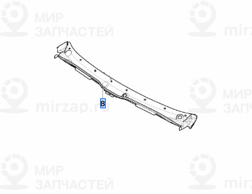 Планка обтекателя
 BMW 51718402642