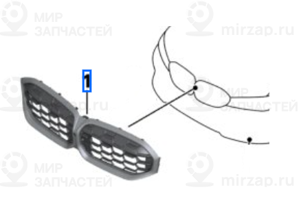 Запчасть BMW 51719632871