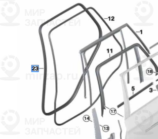 Запчасть BMW 51727289689