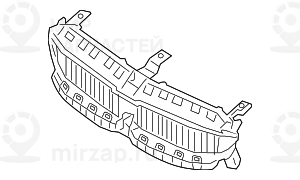 Жалюзи Вх – Панель Передняя
 BMW 51745A22C61