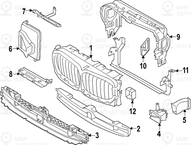 Luftklappen Unten
 BMW 51745A29C34
