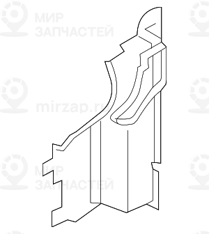 Воздуховод Л Пд
 BMW 51747052469