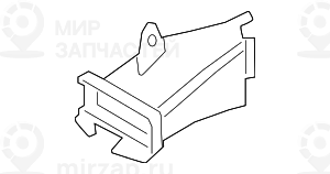 Luftfьhrung Bremse Rechts
 BMW 51747383852