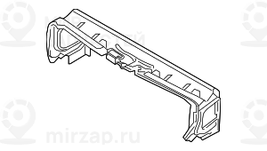 Luftfьhrung Kьhler Oben
 BMW 51747415640