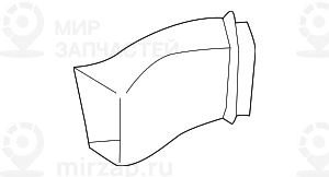 Воздуховод Тормоза. Колесная Ниша П
 BMW 51747454030