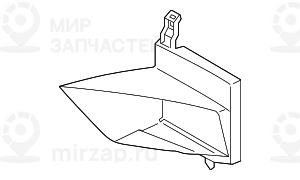 Luftfьhrung Ausgelagerter Kьhler Rechts
 BMW 51748059678